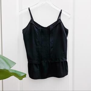 Jessica Simpson Peplum Black Camisole Ruffle